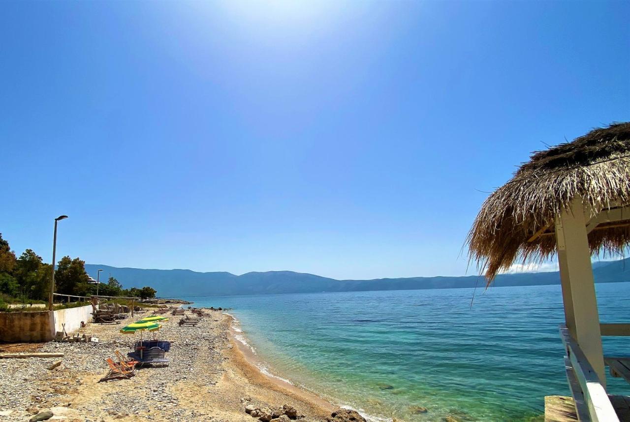 Ramo'S Cozy Beachside Haven With Panoramic Views - 1St Vlora Kültér fotó