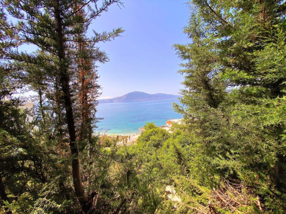 Ramo'S Cozy Beachside Haven With Panoramic Views - 1St Vlora Kültér fotó